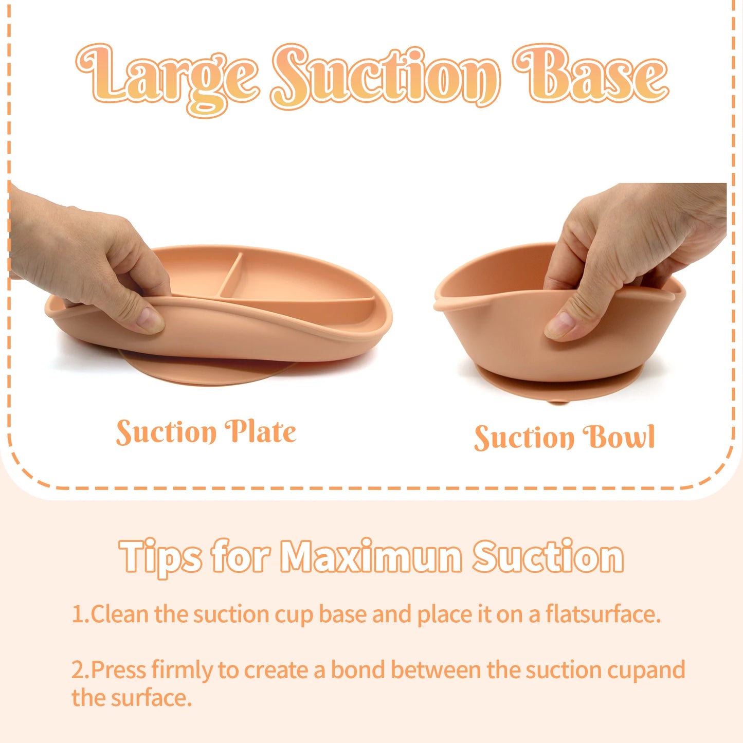 Best Selling Bpa Free Non Spill Bowl Silicone Baby Dinnerware Set Baby Weaning Set Baby Tableware Set for Kids Toddlers