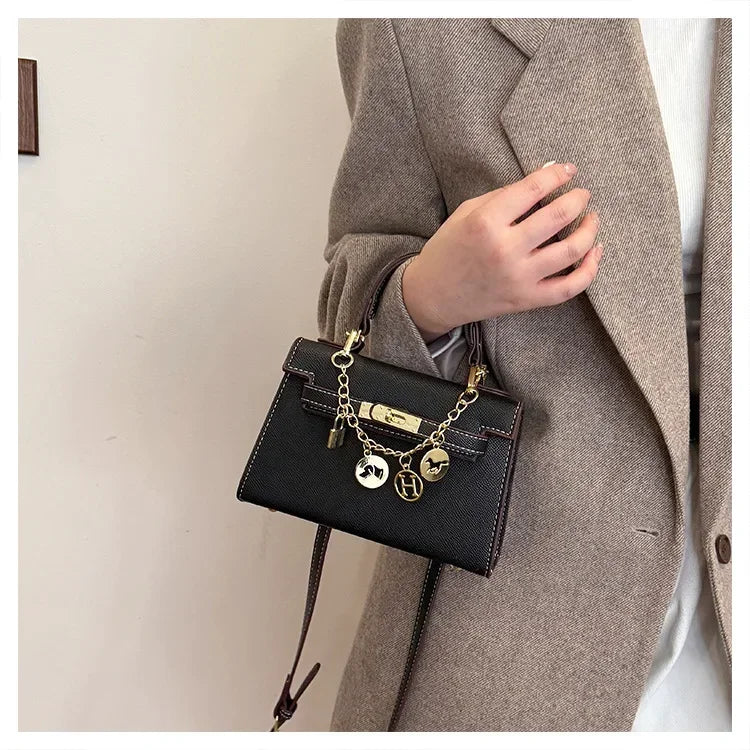 2025 Luxury Leather Tote Bag for Women - Minimalist Crossbody Purse, Premium Small-Batch Work & Office Handbag