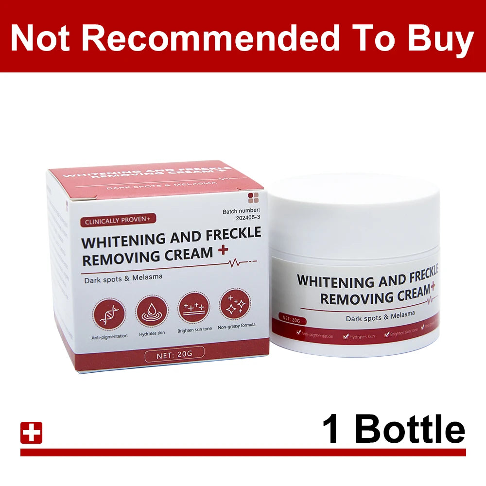 Play Video Powerful Spot-removing Whiten Cream Brighten Skin Fast Eliminates Melanin Pigmentation Melasma Dark Spots Korean Sk