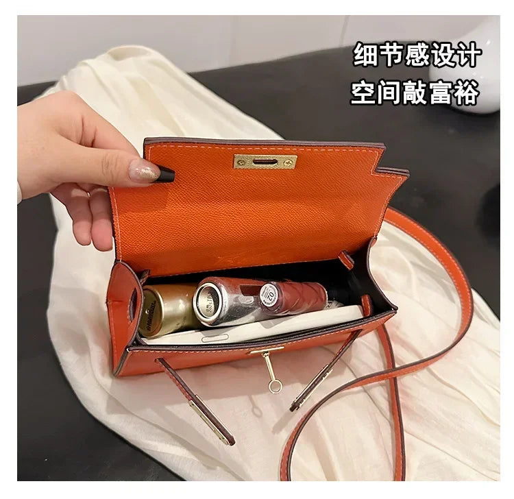 2025 Luxury Leather Tote Bag for Women - Minimalist Crossbody Purse, Premium Small-Batch Work & Office Handbag