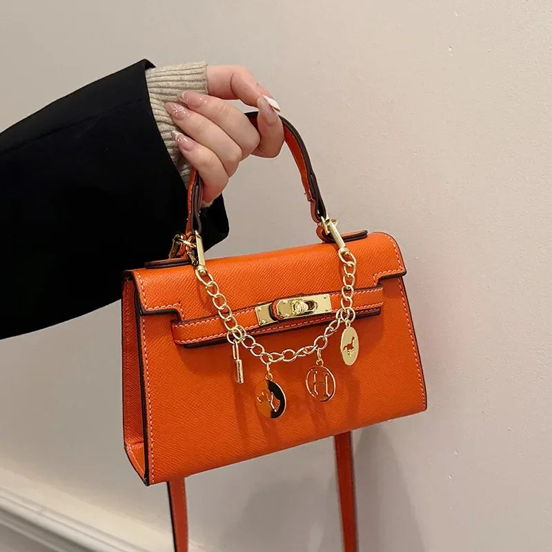 2025 Luxury Leather Tote Bag for Women - Minimalist Crossbody Purse, Premium Small-Batch Work & Office Handbag