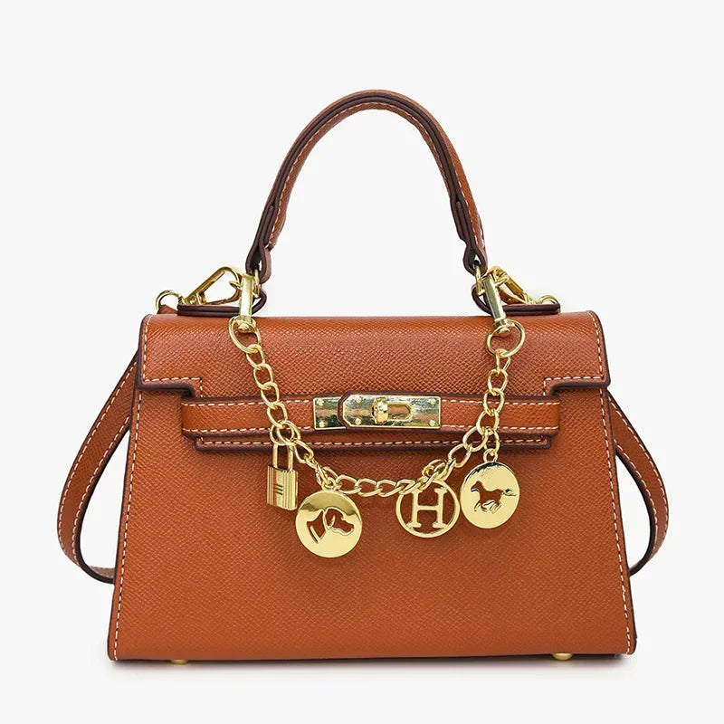 2025 Luxury Leather Tote Bag for Women - Minimalist Crossbody Purse, Premium Small-Batch Work & Office Handbag