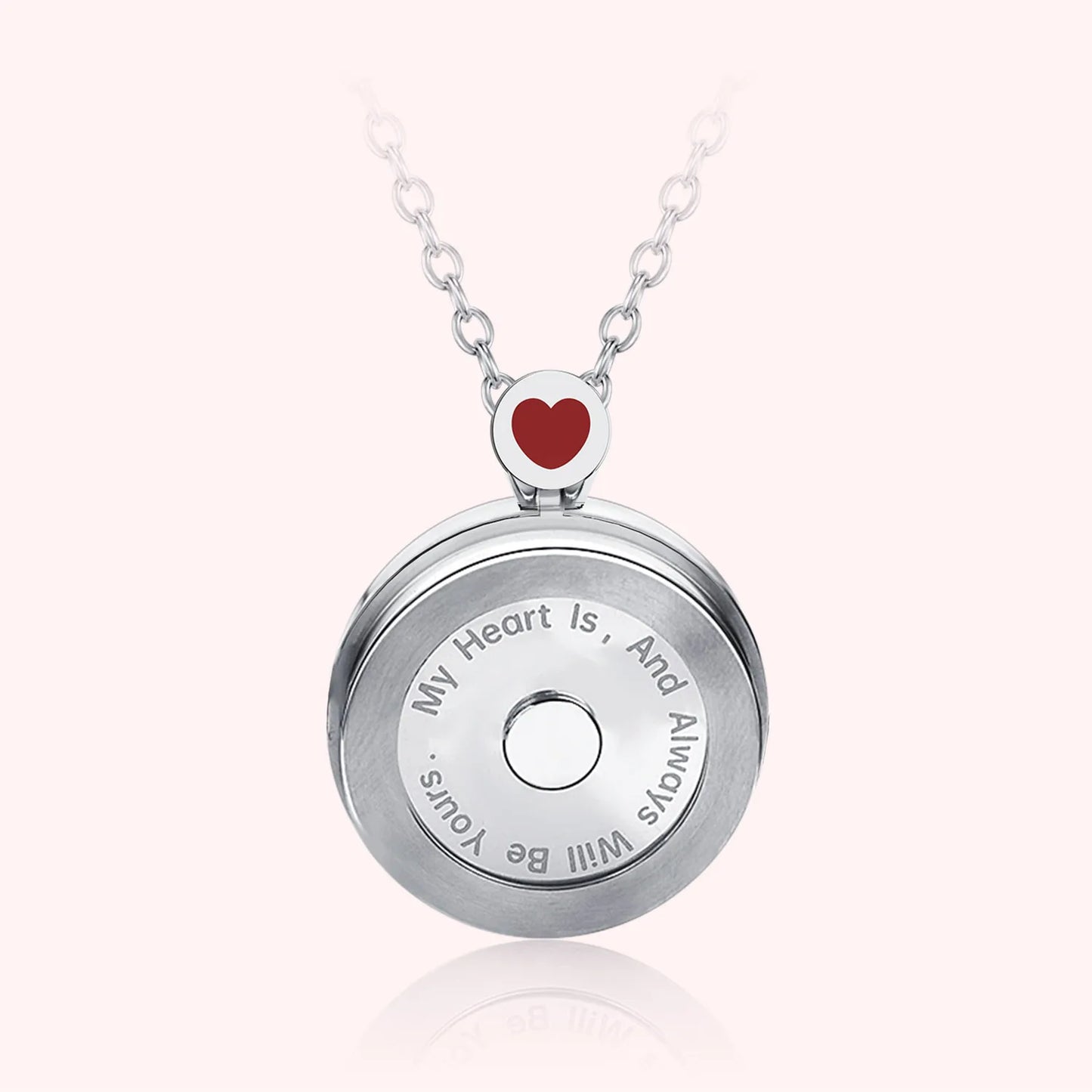 Totwoo Couple Touch Necklaces with Natural Agate for long distance relationship gifts