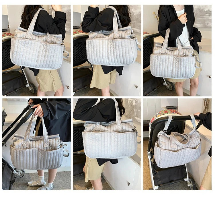 Multifunctional Mommy Bag Large Capacity Baby Carrying Diaper Bag Maternity Pack Women's Travel Totes Baby Items Organizer