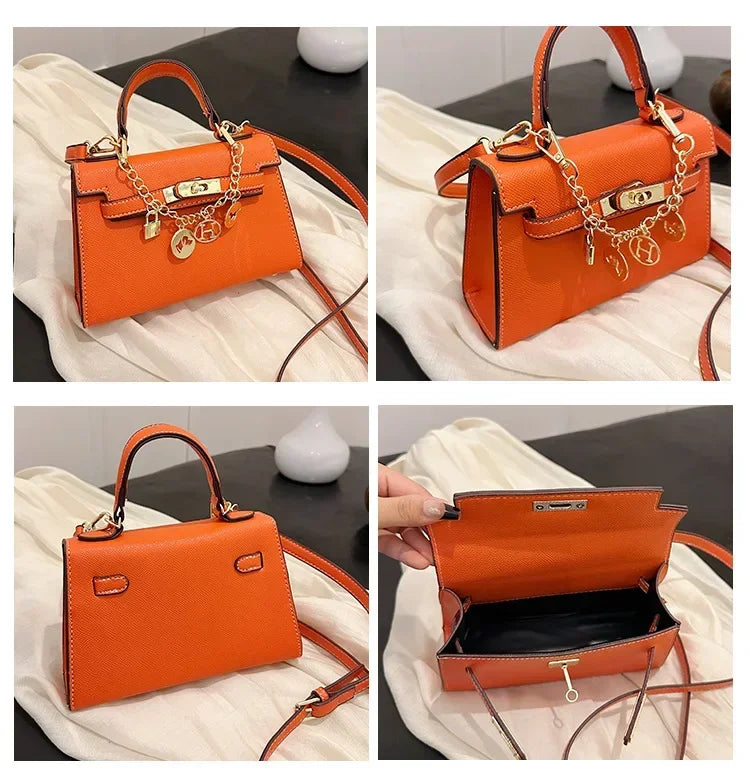 2025 Luxury Leather Tote Bag for Women - Minimalist Crossbody Purse, Premium Small-Batch Work & Office Handbag