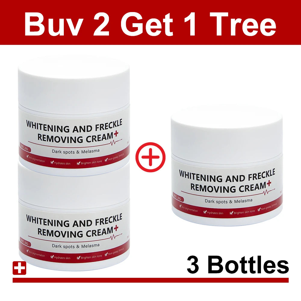 Play Video Powerful Spot-removing Whiten Cream Brighten Skin Fast Eliminates Melanin Pigmentation Melasma Dark Spots Korean Sk