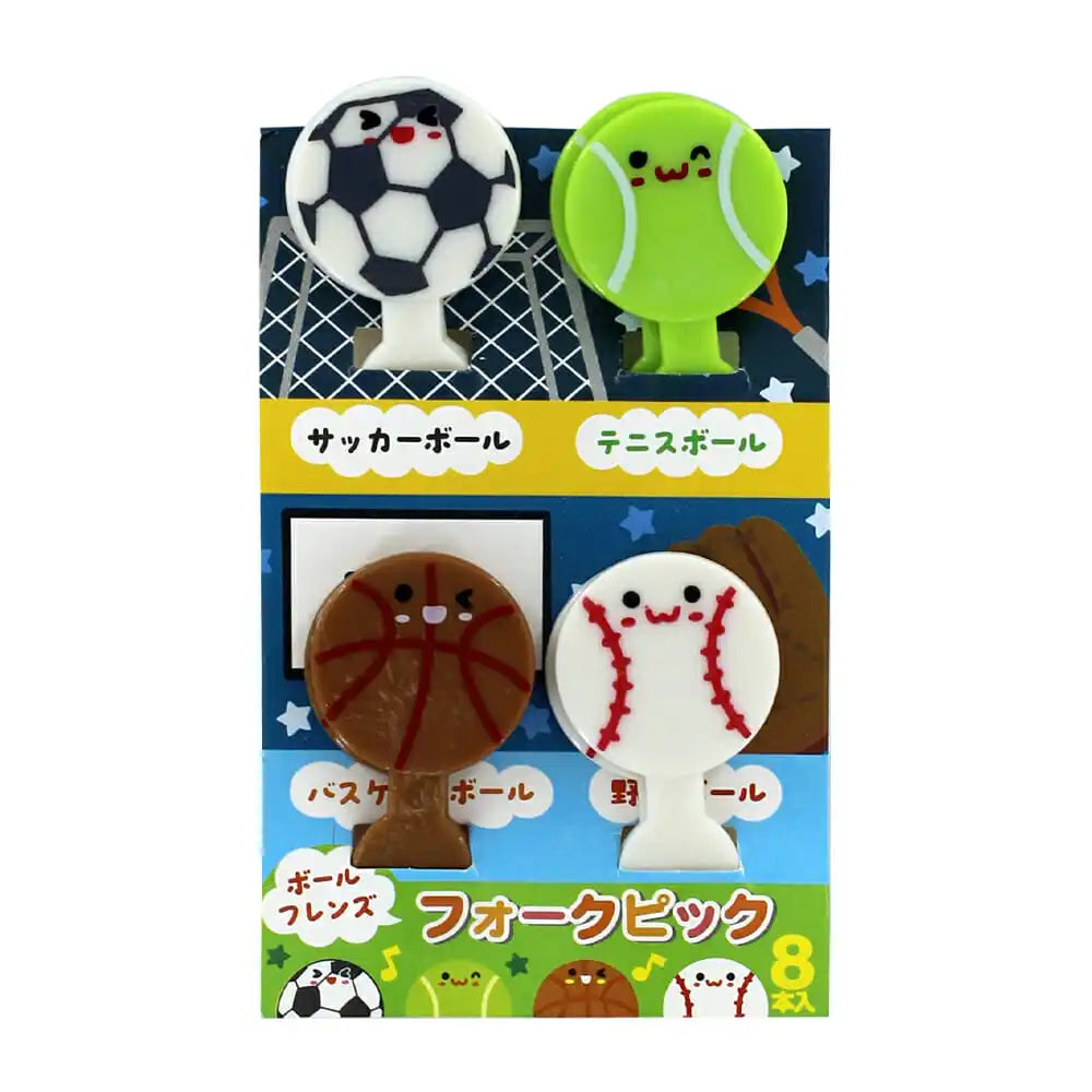 [GDL] Pack of 4 Pairs of Small Ball-Design Forks Assorted Mini Forks with Unique Style Model GH140-122H