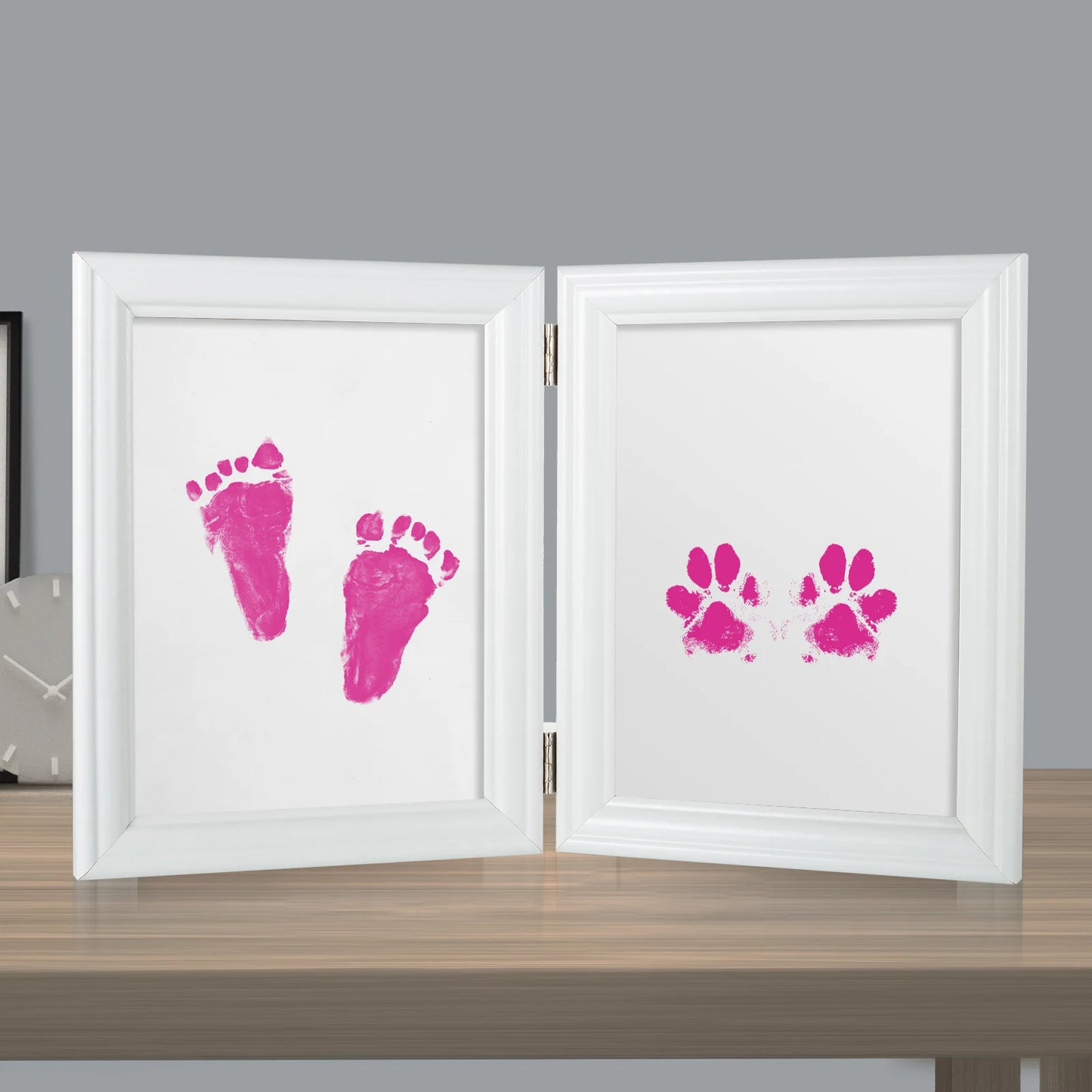 3 PCS Ink Pad Mess-Free Inkless Hand and Footprint Kit Baby Foot Printing Kit Cat and Dog Paw Print Kit for Babies and Pets