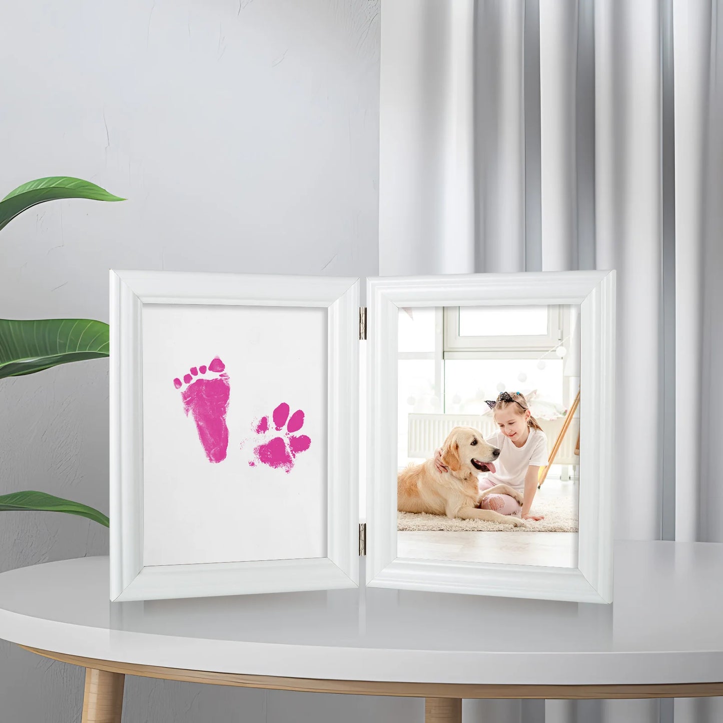 3 PCS Ink Pad Mess-Free Inkless Hand and Footprint Kit Baby Foot Printing Kit Cat and Dog Paw Print Kit for Babies and Pets
