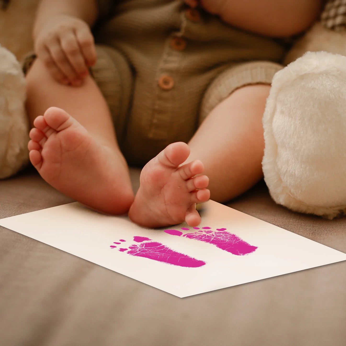 3 PCS Ink Pad Mess-Free Inkless Hand and Footprint Kit Baby Foot Printing Kit Cat and Dog Paw Print Kit for Babies and Pets