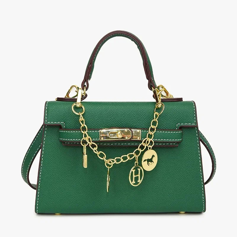 2025 Luxury Leather Tote Bag for Women - Minimalist Crossbody Purse, Premium Small-Batch Work & Office Handbag