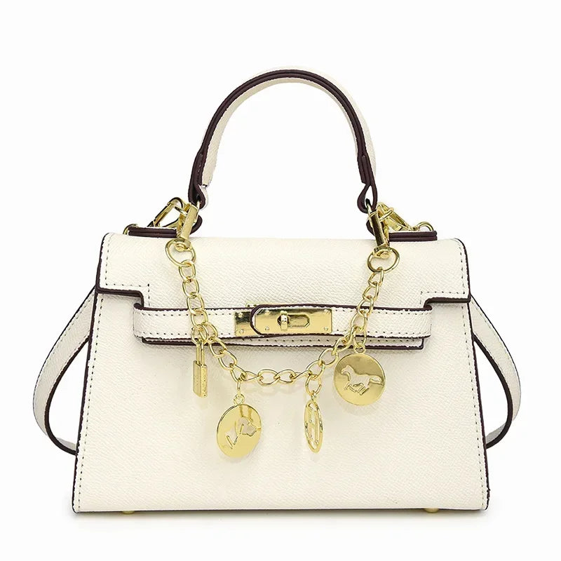2025 Luxury Leather Tote Bag for Women - Minimalist Crossbody Purse, Premium Small-Batch Work & Office Handbag