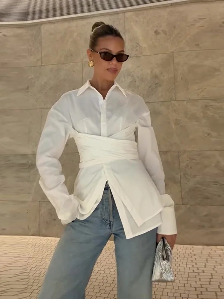 Fashion Solid Long Sleeve Shirts For Women Commute Elegant Single Breasted Blouse 2025 Holiday Summer Vacation Beach Street Tops