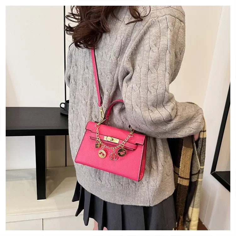 2025 Luxury Leather Tote Bag for Women - Minimalist Crossbody Purse, Premium Small-Batch Work & Office Handbag