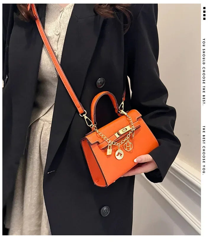 2025 Luxury Leather Tote Bag for Women - Minimalist Crossbody Purse, Premium Small-Batch Work & Office Handbag