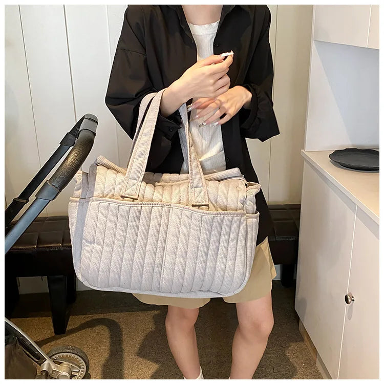 Multifunctional Mommy Bag Large Capacity Baby Carrying Diaper Bag Maternity Pack Women's Travel Totes Baby Items Organizer