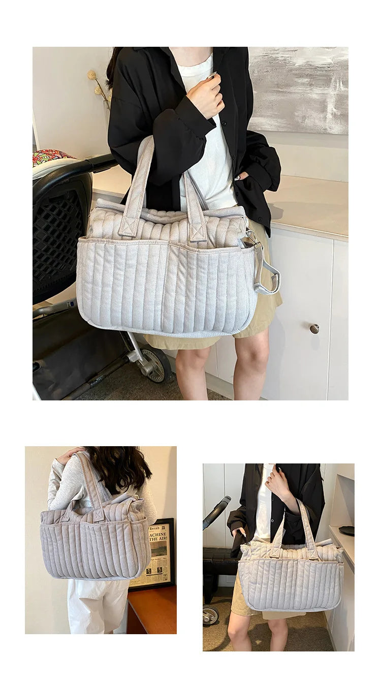 Multifunctional Mommy Bag Large Capacity Baby Carrying Diaper Bag Maternity Pack Women's Travel Totes Baby Items Organizer
