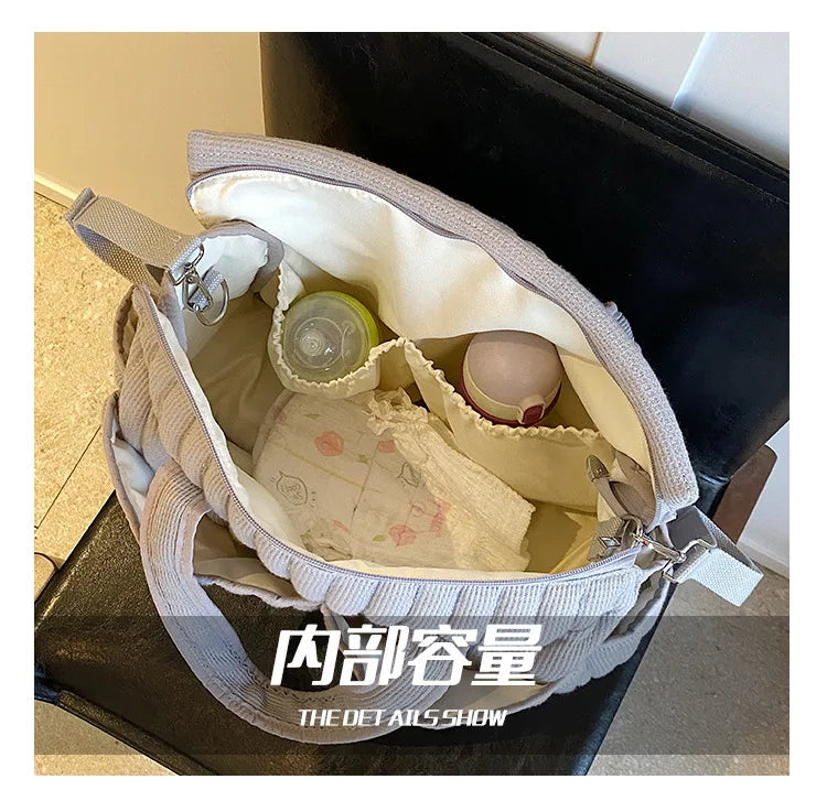 Multifunctional Mommy Bag Large Capacity Baby Carrying Diaper Bag Maternity Pack Women's Travel Totes Baby Items Organizer