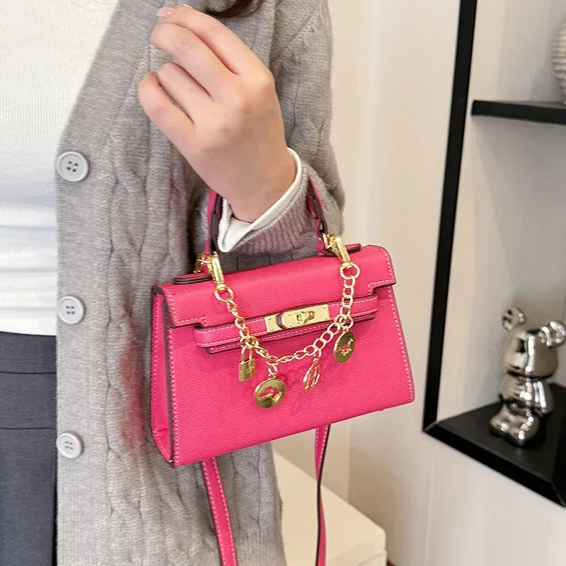 2025 Luxury Leather Tote Bag for Women - Minimalist Crossbody Purse, Premium Small-Batch Work & Office Handbag