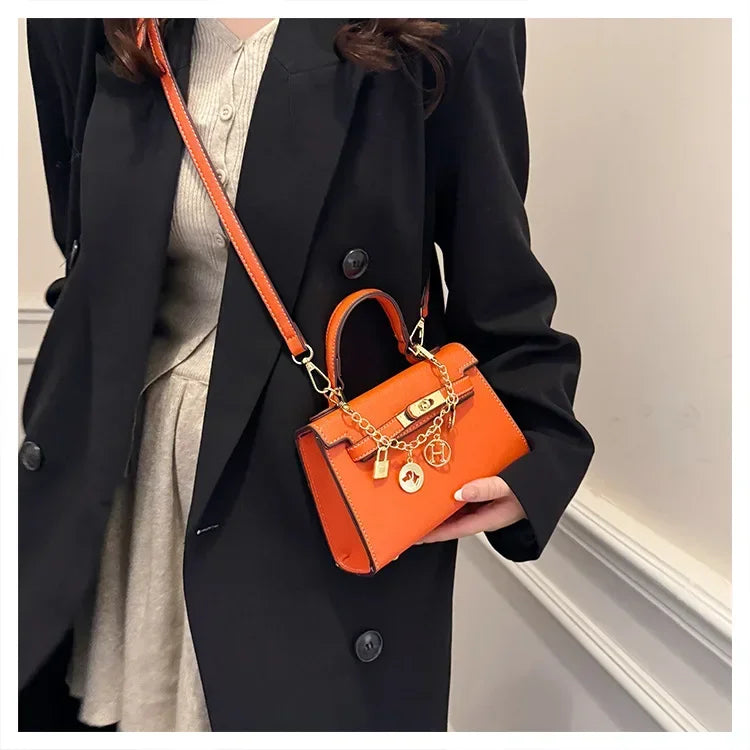 2025 Luxury Leather Tote Bag for Women - Minimalist Crossbody Purse, Premium Small-Batch Work & Office Handbag