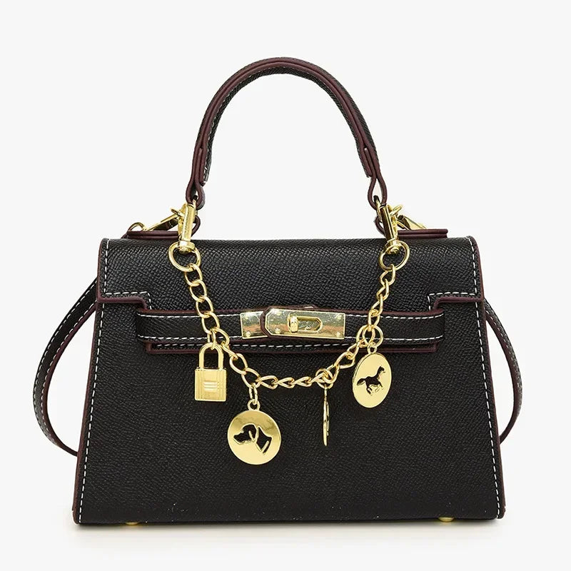 2025 Luxury Leather Tote Bag for Women - Minimalist Crossbody Purse, Premium Small-Batch Work & Office Handbag