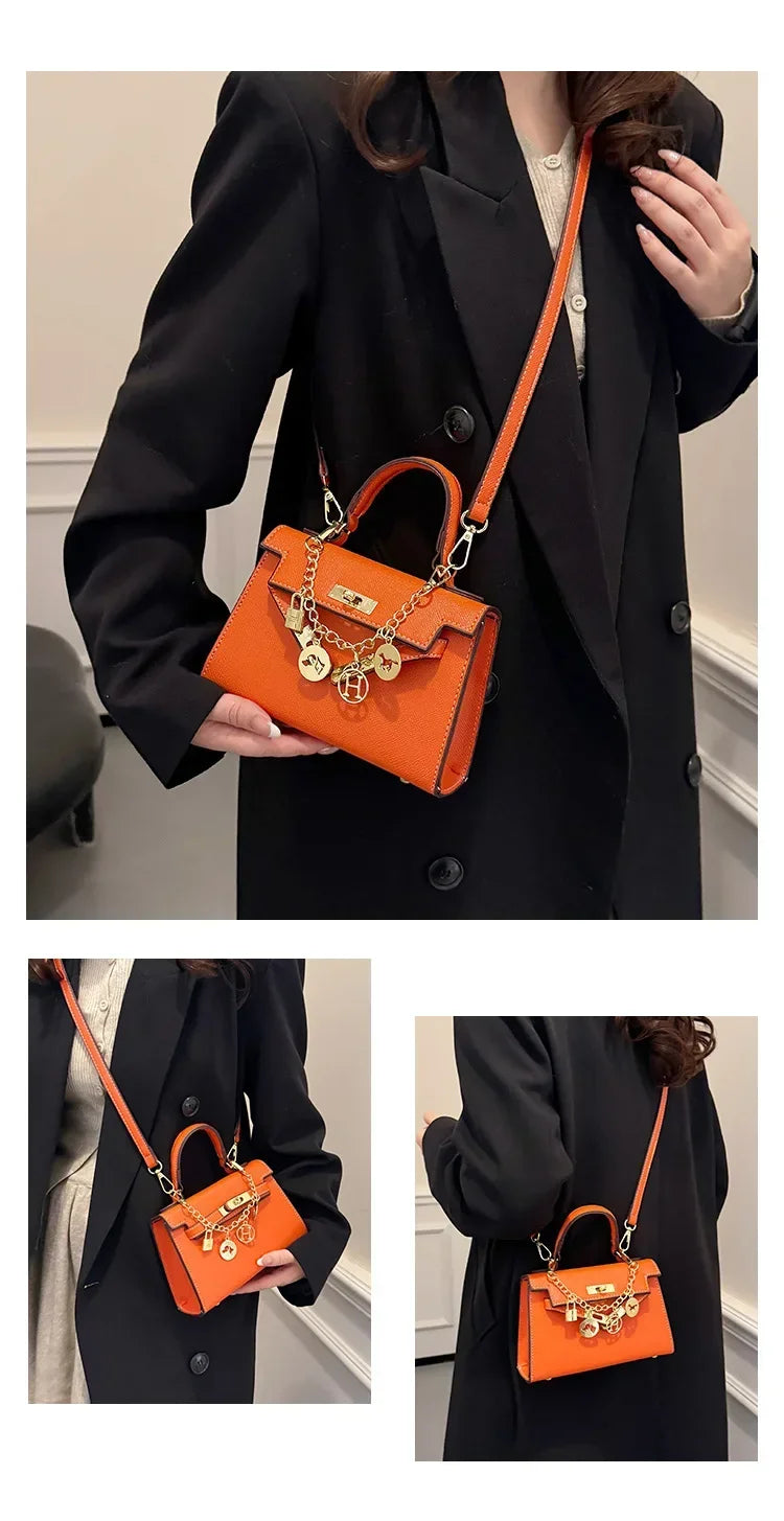 2025 Luxury Leather Tote Bag for Women - Minimalist Crossbody Purse, Premium Small-Batch Work & Office Handbag
