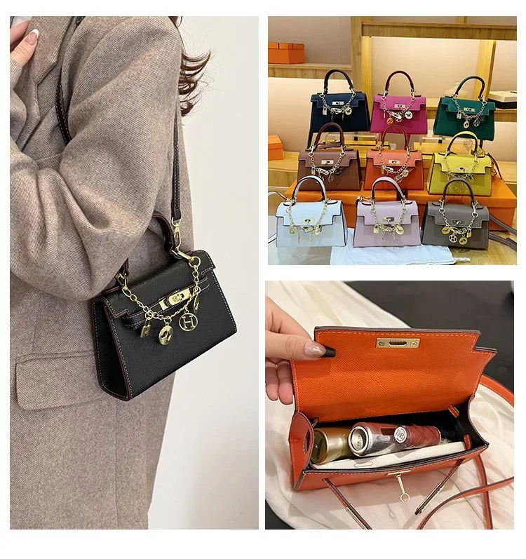 2025 Luxury Leather Tote Bag for Women - Minimalist Crossbody Purse, Premium Small-Batch Work & Office Handbag